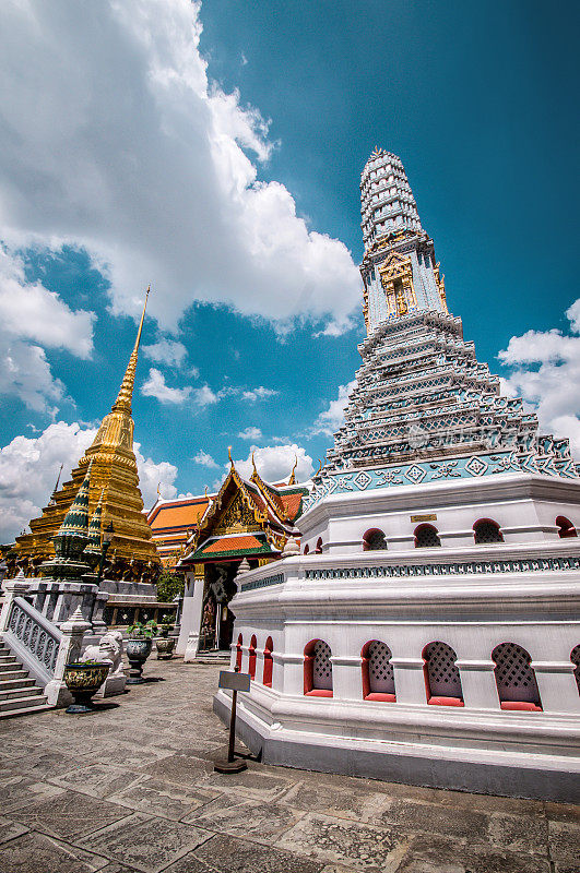 雕塑大皇宫，也称为Wat Phra Kaew在曼谷，泰国